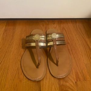 Tommy Hilfiger Tan Gladiator Sandals - Women’s Size 8.5